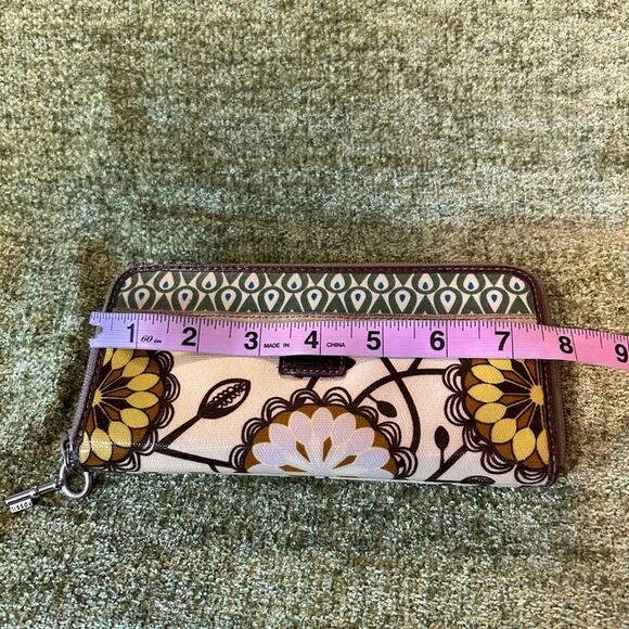 Fossil floral Printed zip around Key-Per wallet - Picture 8 of 9